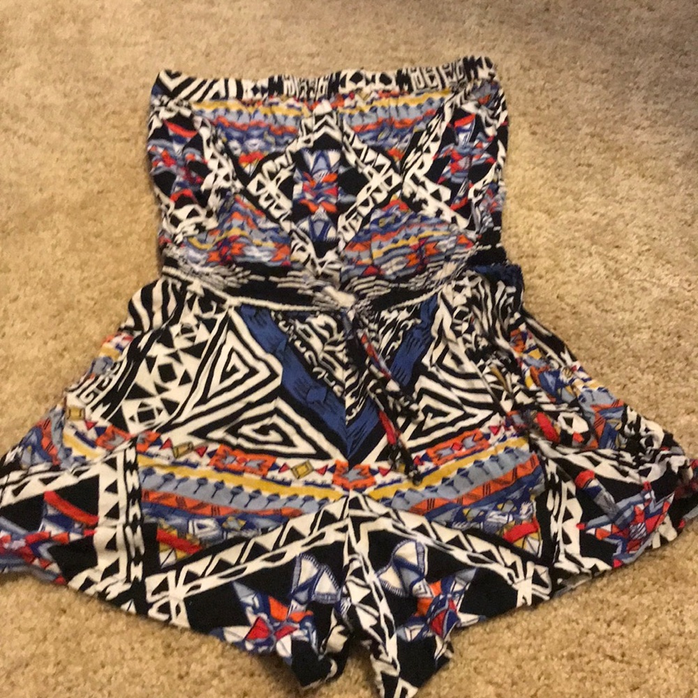 Tribal print romper!